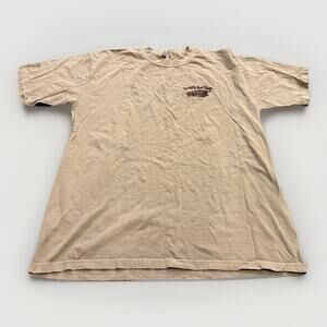 Crazy Shirts Mens Coffee Dyed Woodys Surf Shack Short Sleeve T Shirt Size XL